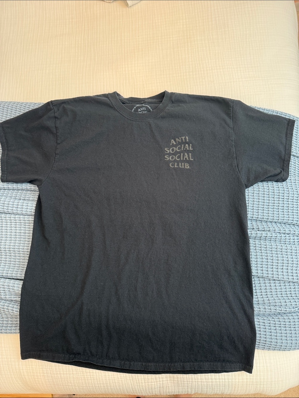 Anti Social Social Club Black Cherry Blossom Logo Tee